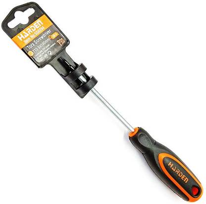Harden T8 3x75mm Torx Screwdriver with Strong Magnet CRV 550292 Long Handle Screwdriver