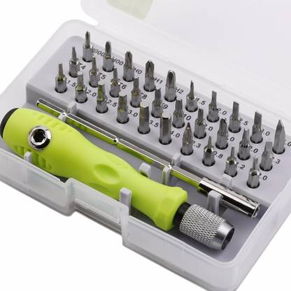 Digital Craft 32 in 1 Accuracy Interchangeable Mini Screwdriver Set Magnetic Slot Wrench Bits Repair Tools Kit Set Impact Screwdriver Set