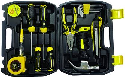 Jon Bhandari Tools Steel Premium Tool Kit Set for professional, Semi-professional and Home Use - 16 Pc Standard Screwdriver