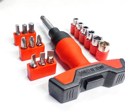 Shopper52 Screwdriver Set Socket Set Ratchet Screwdriver Set