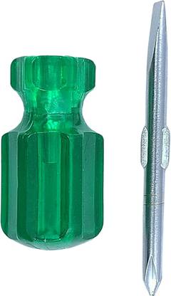 B K Jagan and Co 2 in 1 Stubby Screw Driver Standard Screwdriver Set