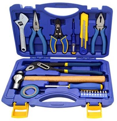 shivam electro Goodyear Hand Toll Kit 21 Pc Multi-function Compact Tool Kit Universal Tools Standard Screwdriver Set