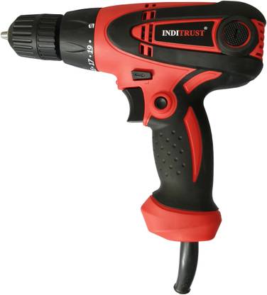Inditrust 400w RED Electric Screwdriver Drill Machine 10mm Left/Right with Variable Speed Impact Screwdriver Set