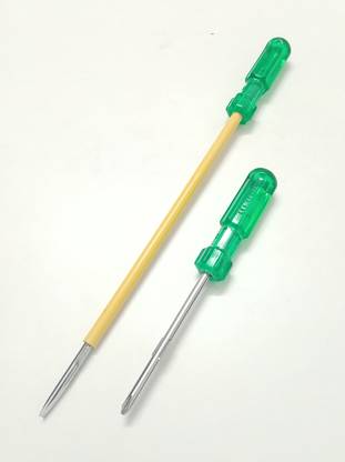 TOM 10" with 4" CRV 2-in-1 Hardened and Tempered Taparia Standard Screwdriver Set
