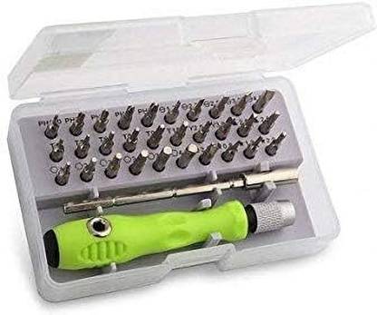 SAYKHUS Screwdriver Set, 32 Pcs in 1 Magnetic Slot Wrench Bits Tools Kit for Mobile Combination Screwdriver Set