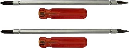 Inditrust Magnetic 2in1 Screwdriver 250mm (pack of 2) Standard Screwdriver