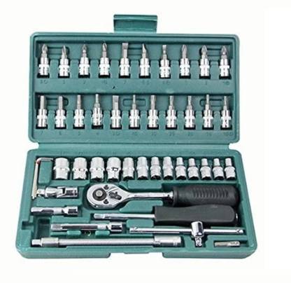 pinaki Tool kit box 46 pcs Long Handle Screwdriver Set