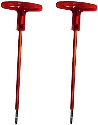 PRECISTO 2-in-1 Magnetic T-Screw Driver 200*6mm long Standard Screwdriver