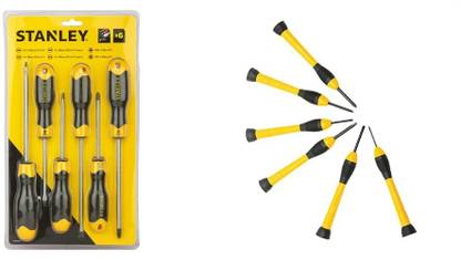 STANLEY STANLEY-STHT65242-8-6PC CUSHION GRIP SET -CARDED Combination Screwdriver Set