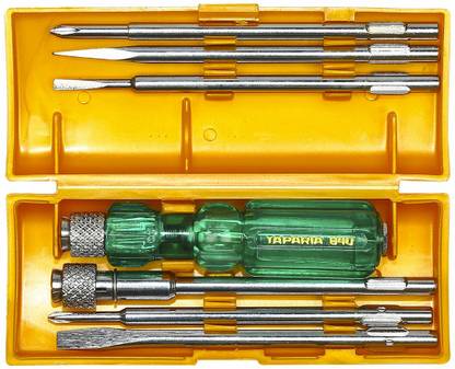 TAPARIA Taparia 840 Standard Screwdriver Set (Pack of 6) Combination Screwdriver Set