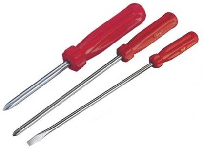 Red Champion 3in1 Combo 2in1 Heavy screwdriver and Long Flat and star Screwdriver Combination Screwdriver Set