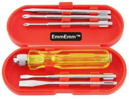 EmmEmm 5 In 1 Screw Driver Kit Set for Home & Professional Use Combination Screwdriver Set