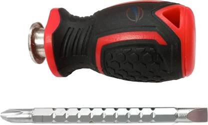 Mass Pro Mini (Gattu) Small Handle 2in1 Good Grip Stubby Screwdriver