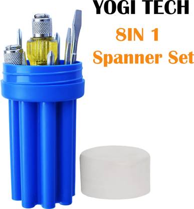 YOGI-TECH Tools Bae, 8 Pieces Standard Screwdriver Set