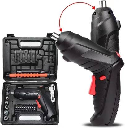Parth Enterprice 47 in 1 Electric Screwdriver | Rotatable Cordless Screwdriver Standard Screwdriver Set