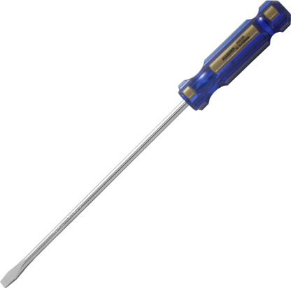 Harden Flat Type Slotted Type Magnetic Screwdriver 5X150MM, Transparent Handle - 550206 Standard Screwdriver