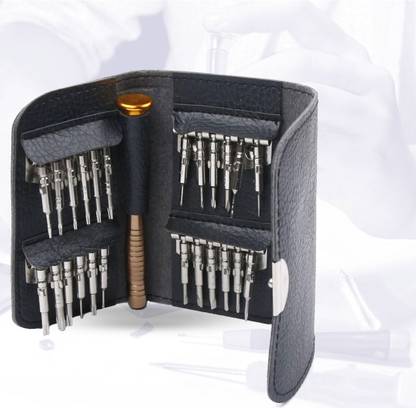 Hillgrove SCS Precision 25 in1 Portable Pocket Screw driver Mobile Repairing Tools Kit for Phone/Laptop/PC/Glasses/Computer Precision Screwdriver Set