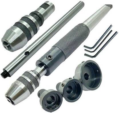 illuminate Tools A New 2MT Lathe Tailstock Tap and Die Holder Set Sliding Floating Type MT2 Shank Impact Screwdriver