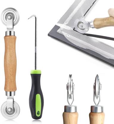 SERPLEX Screen Roller Tool Dual Head Spline Utility Kit Standard Screwdriver Set