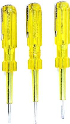 onum Analog Tester 5 inch | Multi Purpose Tester - Set of 3T Combination Screwdriver Set