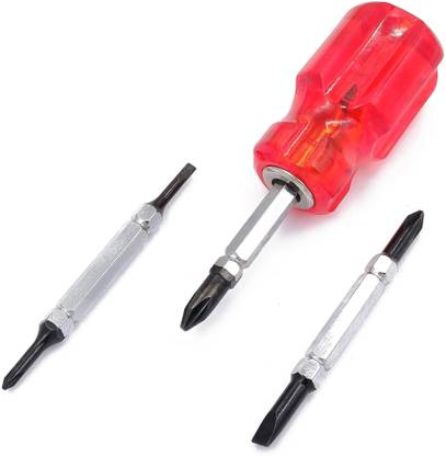 ASRAW 6 in 1 Double Sided Stubby Screwdriver Reversible Stubby Screwdriver Set