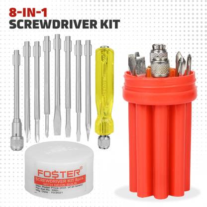 FOSTER FSDS - 09 Screwdriver Line Tester Combo Combination Screwdriver Set