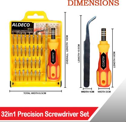 Aldeco 32 IN 1 SCREWDRIVER SET Standard Screwdriver Set