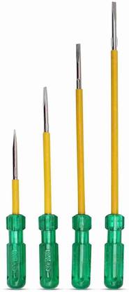 NT Sales 2-in-1 Magnetic Screw T Drivers Combination Screwdriver pack of 4 pcs Combination Screwdriver Set