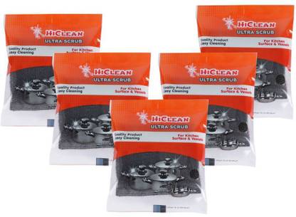 hiclean ULTRA SCRUBS Stainless Steel Scrub, Scrub Sponge, Scrub Pad