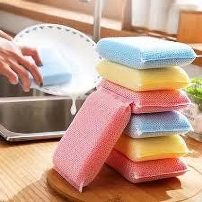 QWGPT pack of 6 pcs spong scrub Scrub Sponge