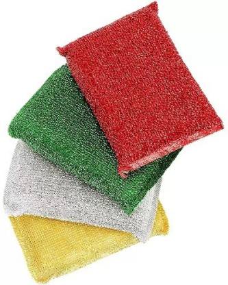 poksi Non-Scratch Scrubber Dishwasher Steel Scrub Sponge Scrub Pad