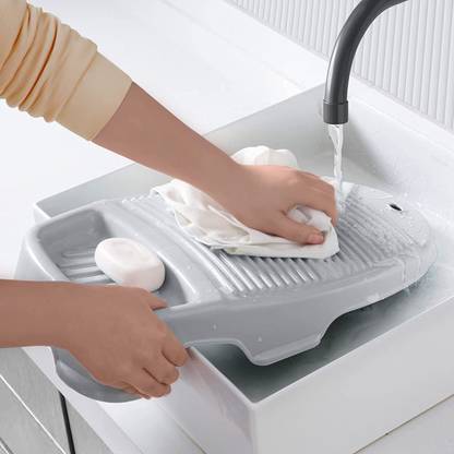 TENIDO 1 L Grey Laundry Basket