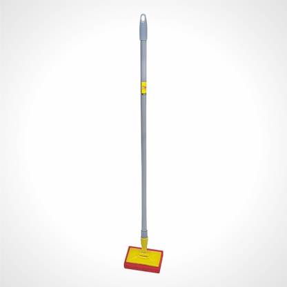 HIC Scrubber Brush with Rod for Washing and Scrubbing Floor/Tile/Corner Scrub Pad, Scrub Pad