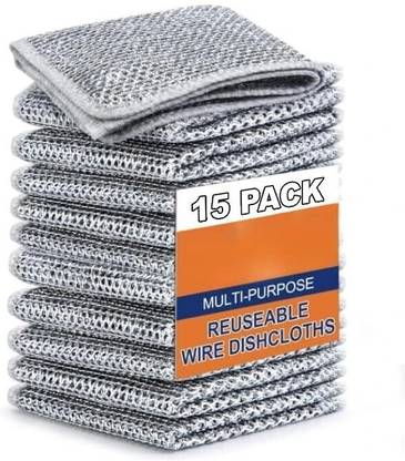 Prime Creation Non-Scratch Wire DISHCLOTHS Stainless Steel Scrub Stainless Steel Scrub Stainless Steel Scrub