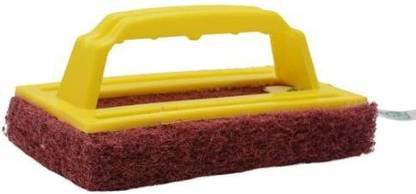 JKB TRADERS Scrubber Brush Multi Purpose Kitchen With Handle Kitchen Cleaning Scrub Pad
