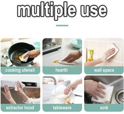 Valuedeal all purpose cleaning DIsposable wet wipes, Ideal for Home, kitchen, House Sponge Wipe