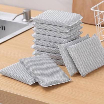 Shree Ganesh Enterprice Steel Wire Non-Scratch Reusable Dishwashing Sponge Dishwash Bar