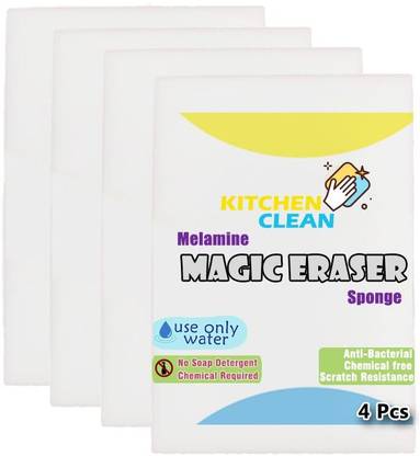 MiBi Kitchen Clean Melamine Stain Remover Magic Eraser Chemical Free Multipurpose Scrub Sponge