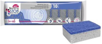 YORK Bacteria Stop Double-Sided Scouring Sponge For Kitchen Dishes Utensils Cleaning Scrub Pad, Scrub Sponge, Sponge Wipe