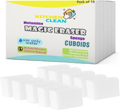 MiBi Kitchen Clean Magic Eraser Cuboids Multipurpose Nano-tech Magic Sponge Cuboids Scrub Sponge