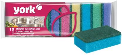 YORK Multipurpose Non-Abrasive Scouring Sponge For Bathroom, Kitchen Utensils, Home Scrub Pad, Scrub Sponge, Sponge Wipe