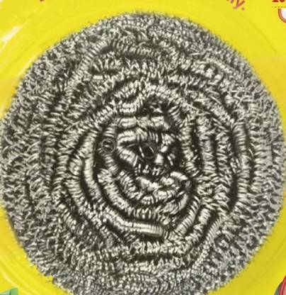 Stainless steel scrubber Exo Steel Juna Pack Of 12 Stainless Steel Scrub