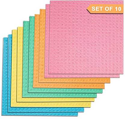 KbeasiCreation Each of 10 Pcs Waips Sponge Wipe, Scrub Pad