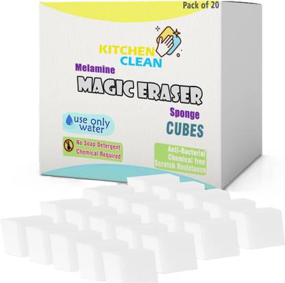 Kitchen clean Magic Eraser Cube Wall Stain Lime Scale Hard Water Stain Remover Scrub Sponge