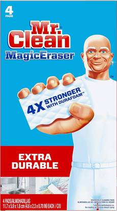 Mr. Clean Magic Eraser Extra Durable Scrubber & Cleaning Sponge 4count Scrub Sponge