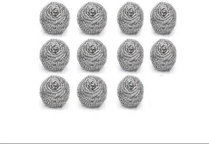 World wide vila PACK OF 11 STAINLESS STEEL JUNA SCRUBBER FOR CLEANING AND USE_New Scrub Pad