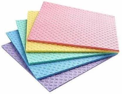 Shopeleven Wipes cleans dirt & stainy surface applying water into the surface made of eco-friendly material kitchen wipes WP6(Pack of 5 pcs) Sponge Wipe