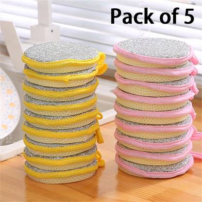 HSR Dish Sponges, Double Sided Non-Scratch Scrub Cleaning Sponges Scrub Sponge