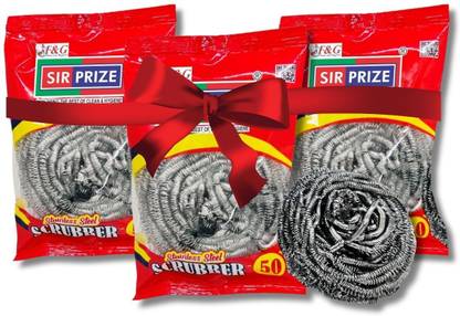 Sir Prize Multipurpose Cleaning Dishwashing Scrubber for daily use Utensil Cleaning for Stainless Steel Scrub