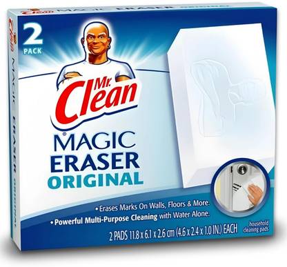 Mr. Clean Erase and Renew Magic Eraser, Original, 2 Count Scrub Pad